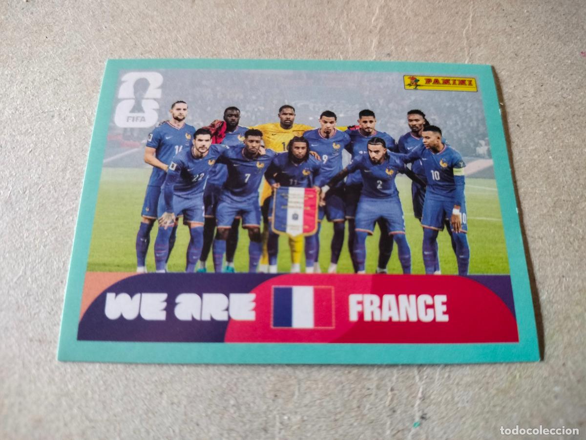 Cromos de f&uacute;tbol: CROMO FUTBOL MUNDIAL 2026 ALINEACION FRANCIA N&Uacute;MERO 13