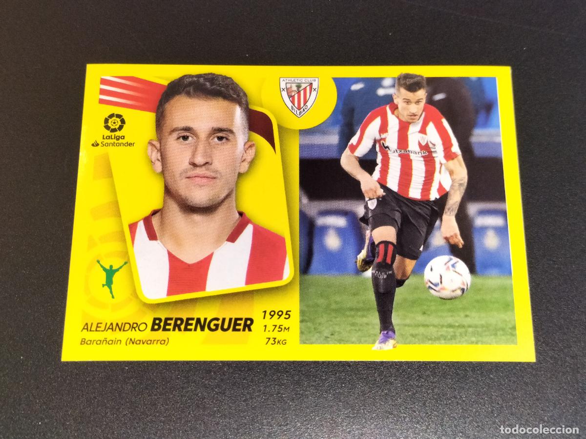 Cromos de f&uacute;tbol: N&ordm; 18 BERENGUER ATHLETIC BILBAO CROMOS LALIGA SANTANDER ESTE LIGA 2021 2022 21 22 PANINI
