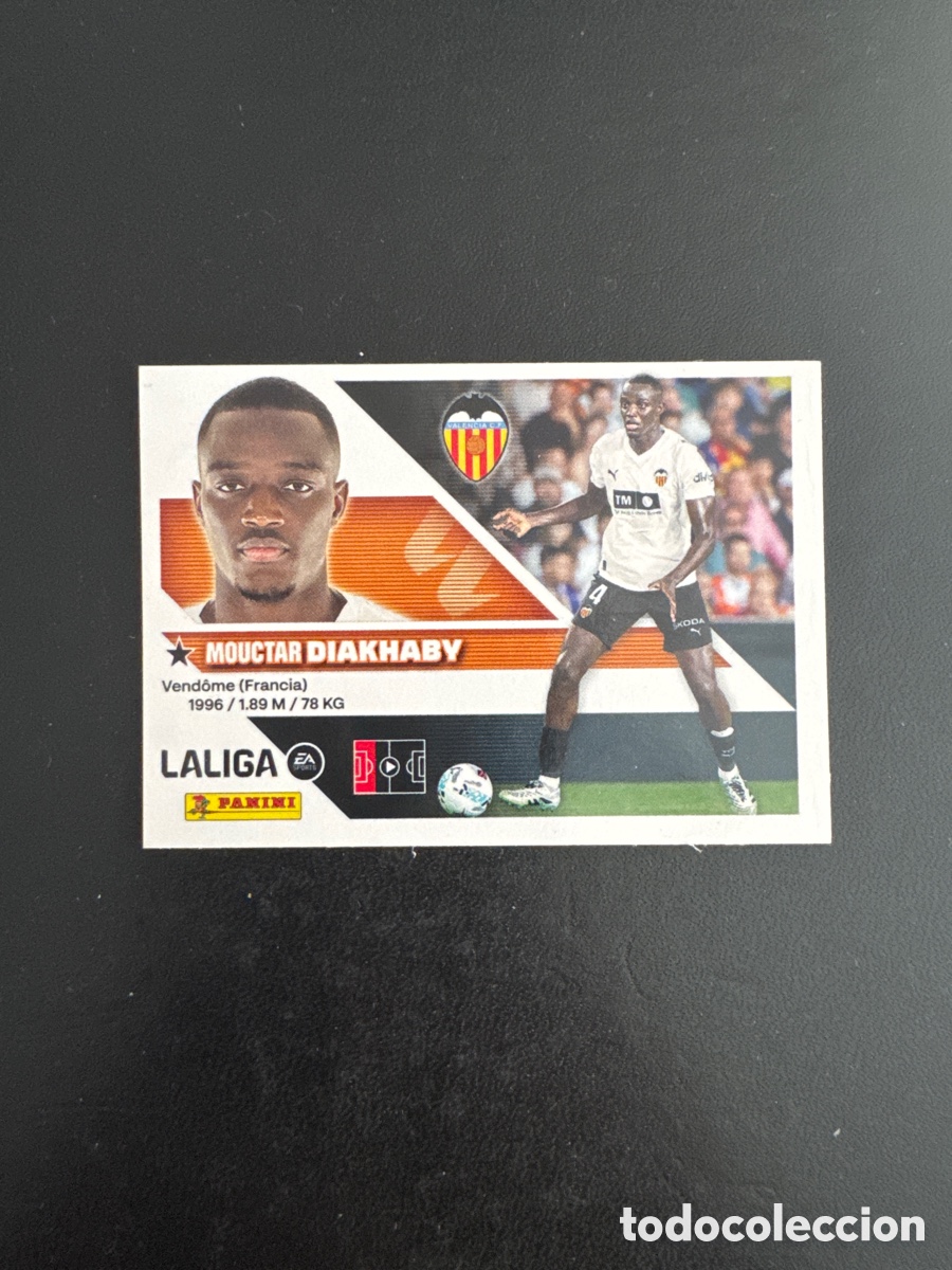 Cromos de f&uacute;tbol: DIAKHABY VALENCIA NUMERO 8B LIGA ESTE 2026 2027