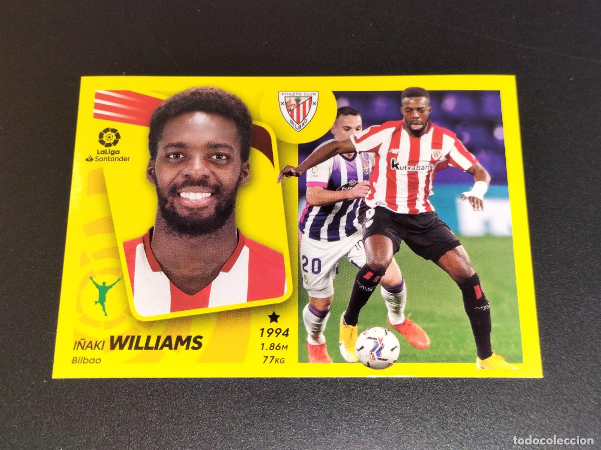 Cromos de f&uacute;tbol: N&ordm; 20 I&Ntilde;AKI WILLIAMS ATHLETIC BILBAO CROMOS LALIGA SANTANDER ESTE LIGA 2021 2022 21 22 PANINI