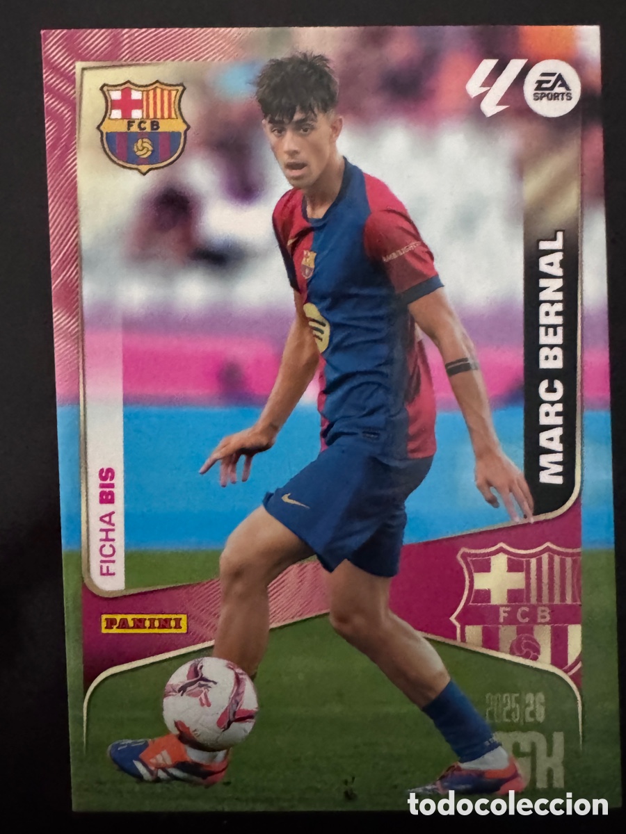 Cromos de f&uacute;tbol: Marc Bernal 85 Bis Barcelona Megacracks 2025/26