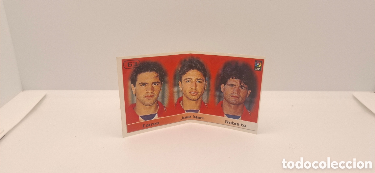 Cromos de f&uacute;tbol: 63 CORREA,JOSE MARI Y ROBERTO DEL ATL&Eacute;TICO MADRID 98 99 BOLLYCAO 1998 1999 SIN PEGAR