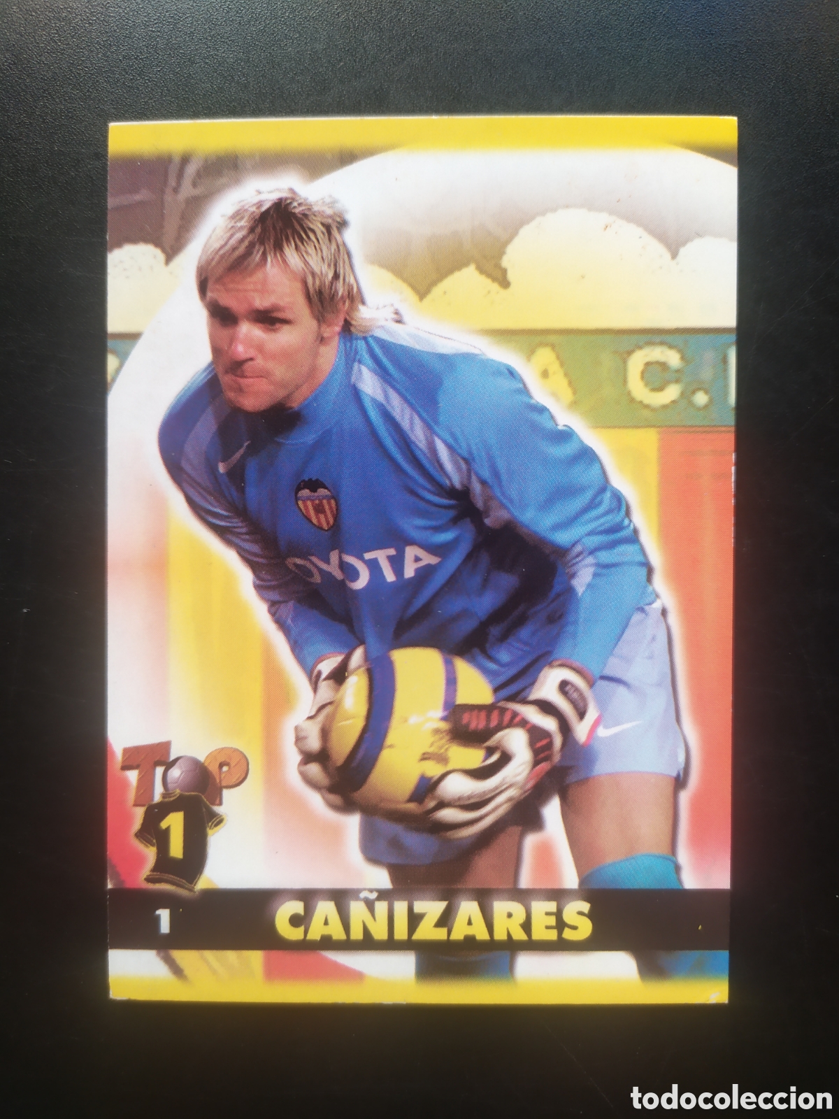 Cromos de f&uacute;tbol: Mundicromo top Liga 2004 2005 04 05 Ca&ntilde;izares mate n&deg; 1 Valencia
