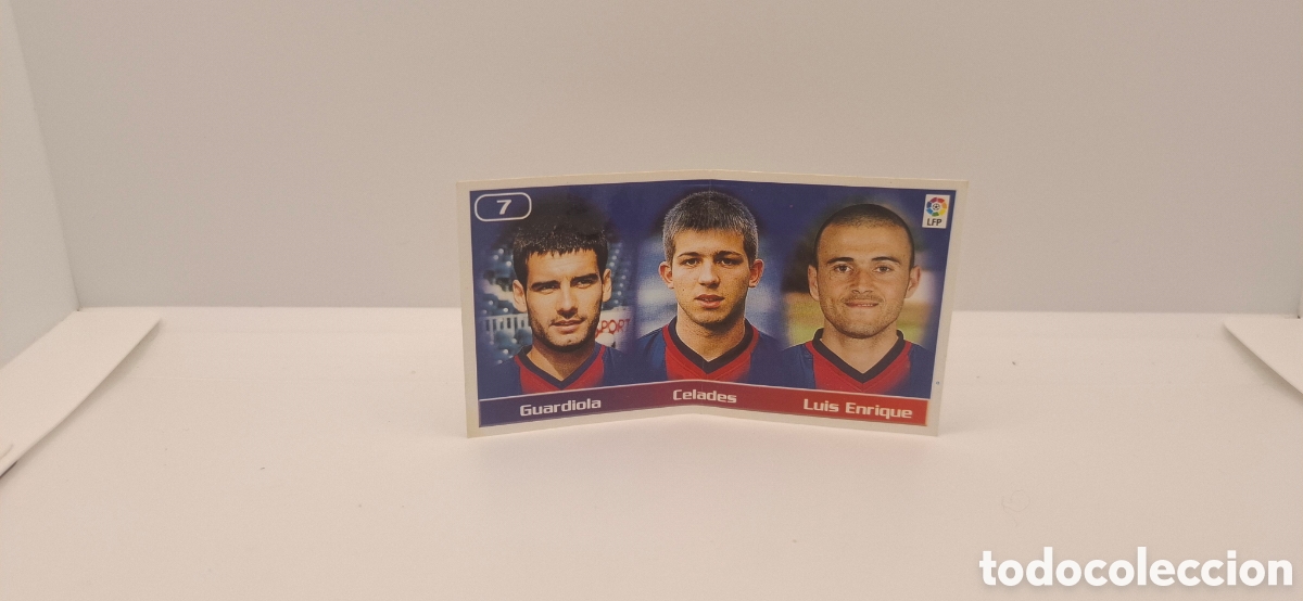 Cromos de f&uacute;tbol: BOLLYCAO - LIGA 98 99 - 1998 1999 - BARCELONA - GUARDIOLA CELADES LUIS ENRIQUE 7 - NUNCA PEGADO