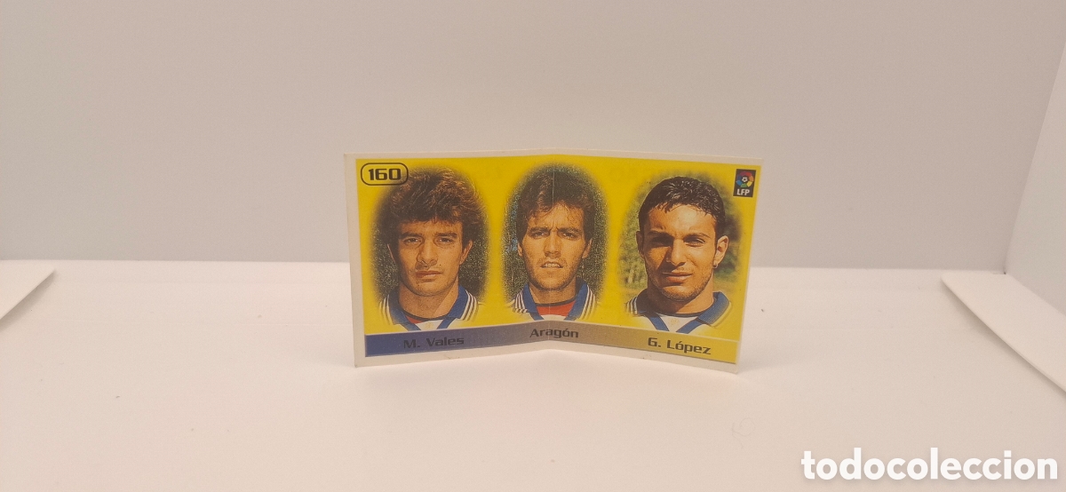 Cromos de f&uacute;tbol: BOLLYCAO LIGA 98 99 1998 1999 - 160 MARCOS VALES/ARAG&Oacute;N/GUSTAVO L&Oacute;PEZ - R. ZARAGOZA ( NUNCA PEGADO)