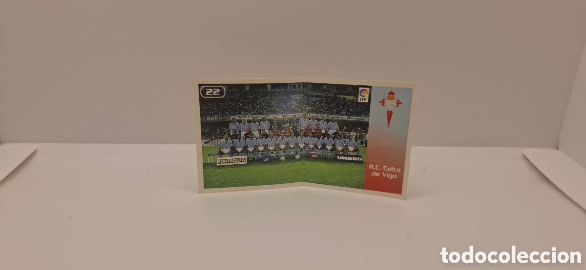 Cromos de f&uacute;tbol: ALINEACION CELTA CROMO LIGA 98 99 BOLLYCAO 1998 1999 SIN PEGAR N&ordm; 22