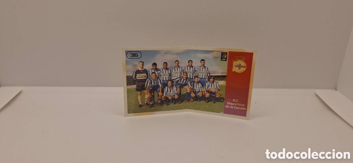 Cromos de f&uacute;tbol: BOLLYCAO - FUTBOL LIGA 98-99 - N&ordm; 36 &ndash; R.C. Deportivo de la Coru&ntilde;a