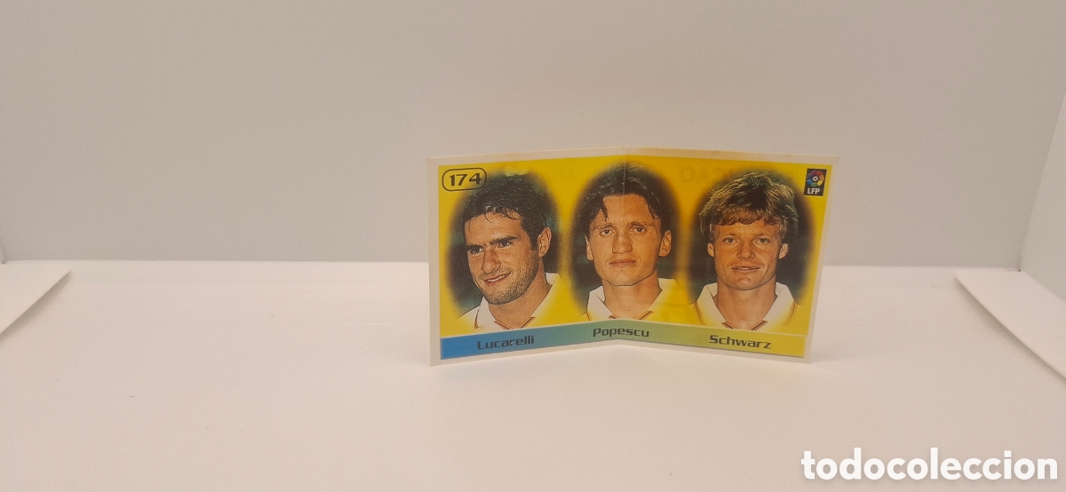 Cromos de f&uacute;tbol: CROMO DE FUTBOL LUCARELLI POPESCU SCHWARZ DE VALENCIA SIN PEGAR N&ordm; 174 LIGA BOLLYCAO 1998-1999/98-99