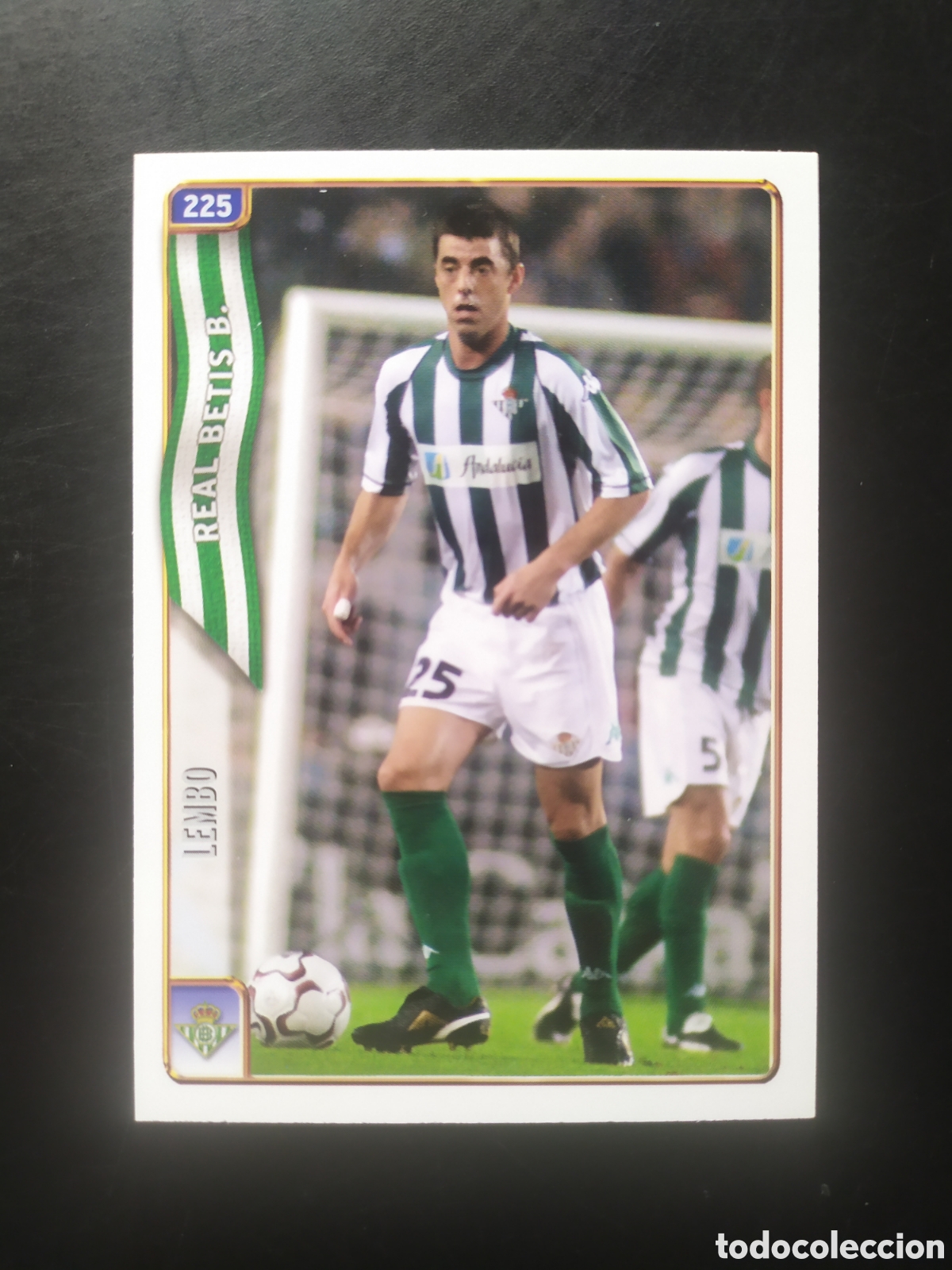 Cromos de f&uacute;tbol: Mundicromo fichas Liga 2004 2005 04 05 Lembo corregido n&deg; 225 Real Betis