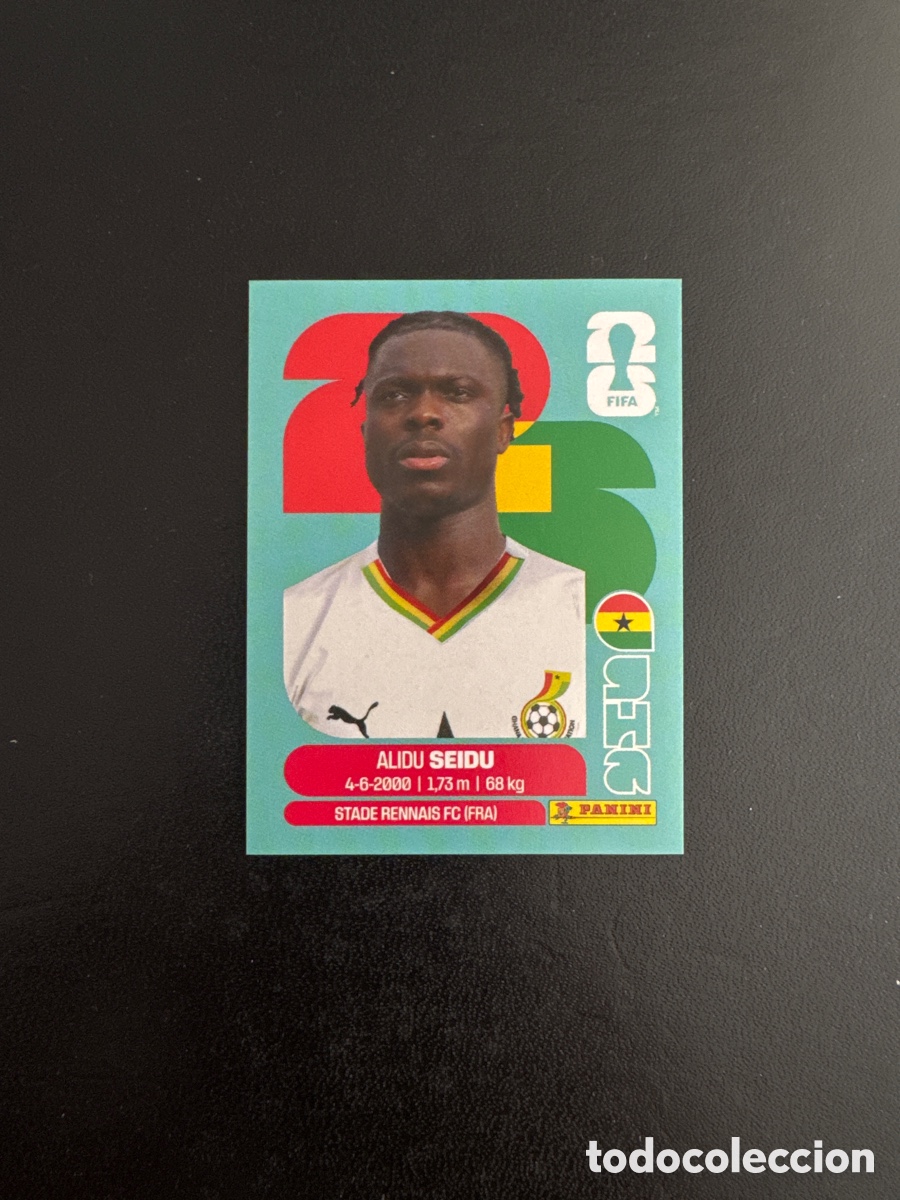 Cromos de f&uacute;tbol: SHEIDU GHANA N&Uacute;MERO 5 MUNDIAL 2026 WORLD CUP