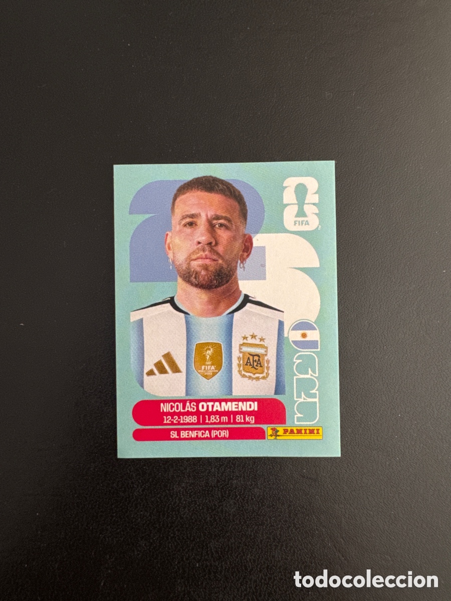 Cromos de f&uacute;tbol: OTAMENDI ARGENTINA NUMERO 5 MUNDIAL 2026 WORLD CUP