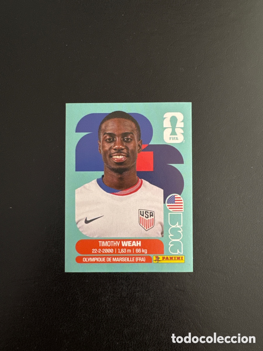 Cromos de f&uacute;tbol: WEAH USA NUMERO 12 MUNDIAL 2026 WORLD CUP