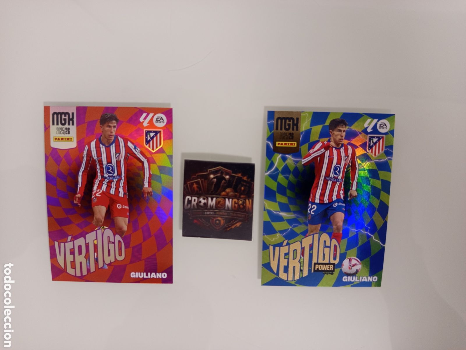 Football Stickers: ❇️ CROMOS ⚽ [LOTE] 383 | P 383 GIULIANO VERTIGO | POWER / MEGACRACKS 2025 ❇️