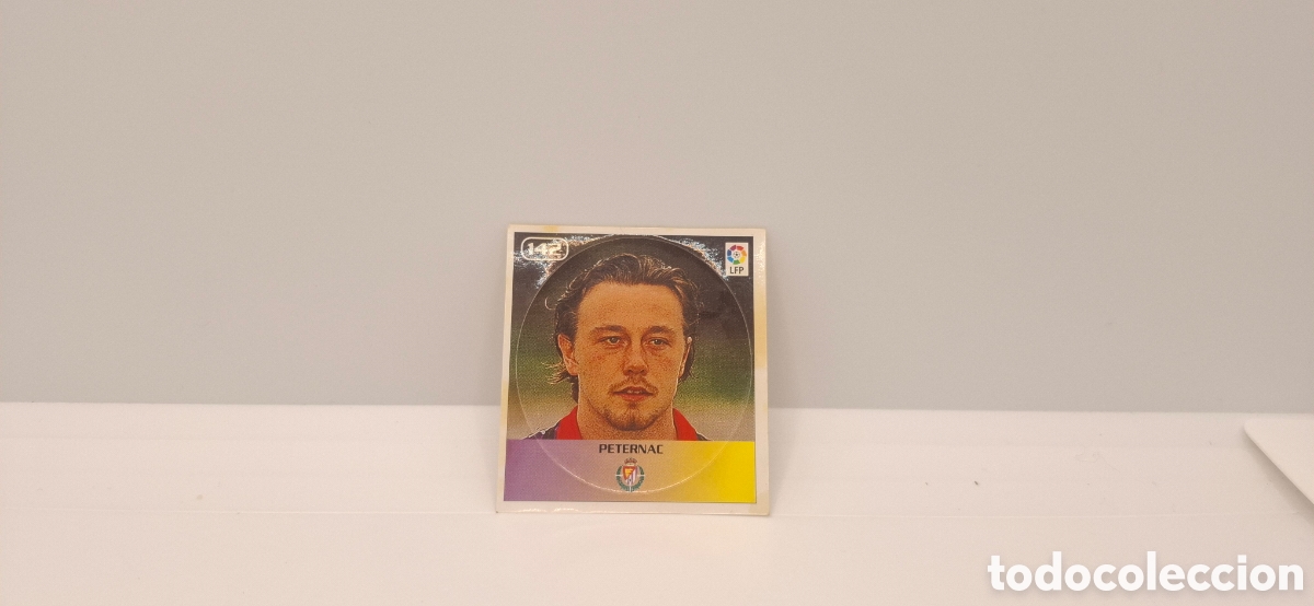 Cromos de f&uacute;tbol: 142 PETERNAC REAL VALLADOLID CROMO ALBUM BOLLYCAO 1998 1999 98 99