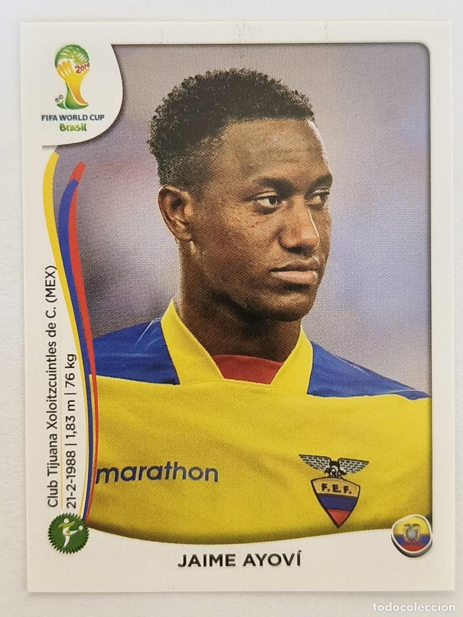 Cromos de f&uacute;tbol: #373 JAIME AYOVI (ECUADOR) MUNDIAL BRASIL 2014 PANINI
