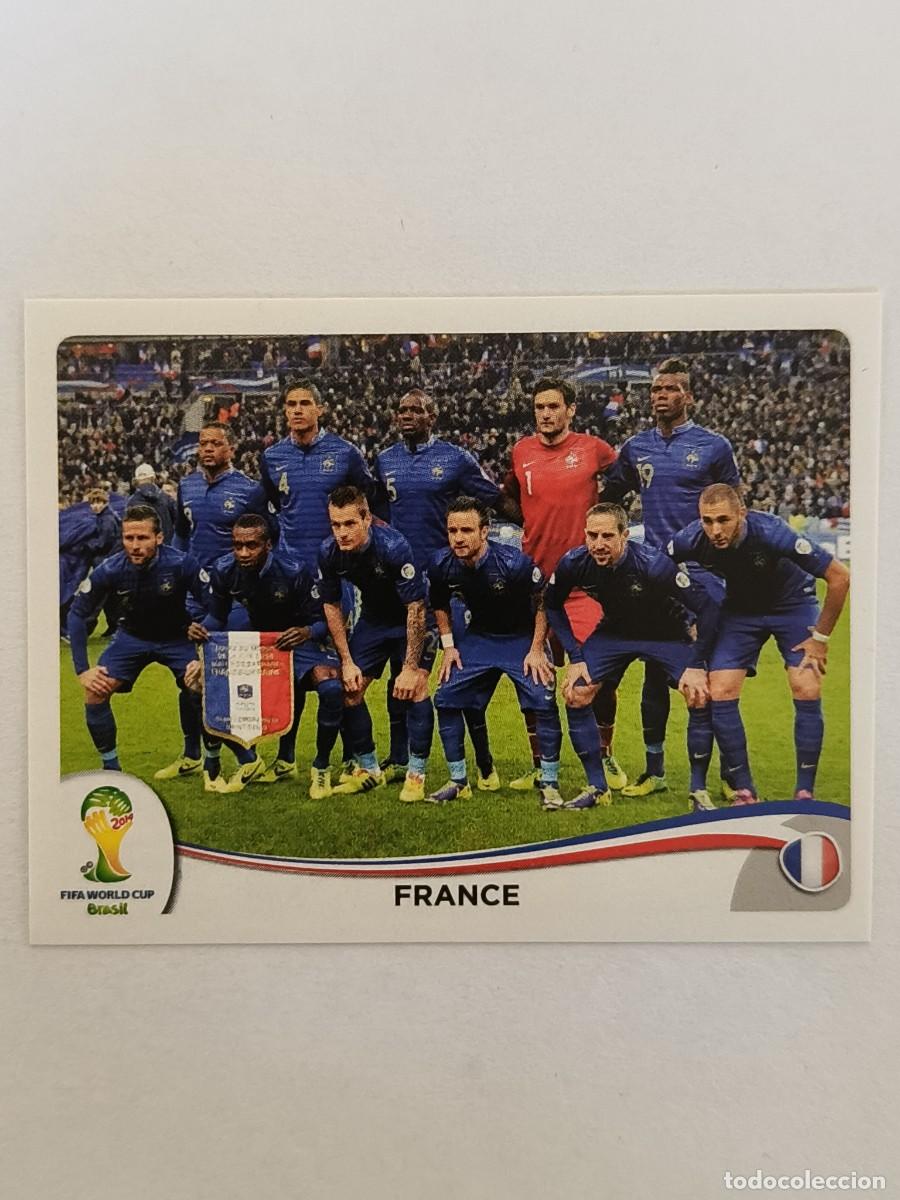 Cromos de f&uacute;tbol: #375 ALINEACION (FRANCIA) MUNDIAL BRASIL 2014 PANINI