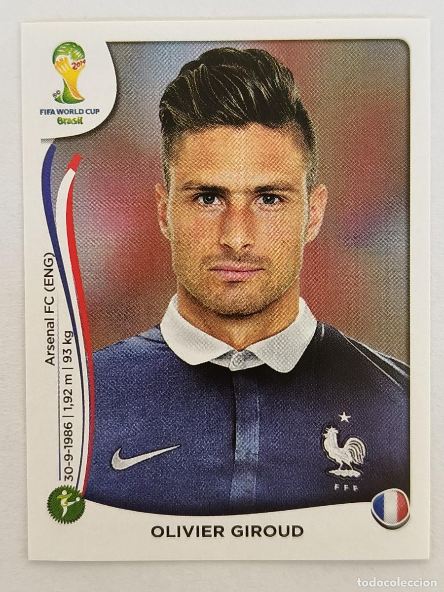 Cromos de f&uacute;tbol: #391 OLIVIER GIROUD (FRANCIA) MUNDIAL BRASIL 2014 PANINI