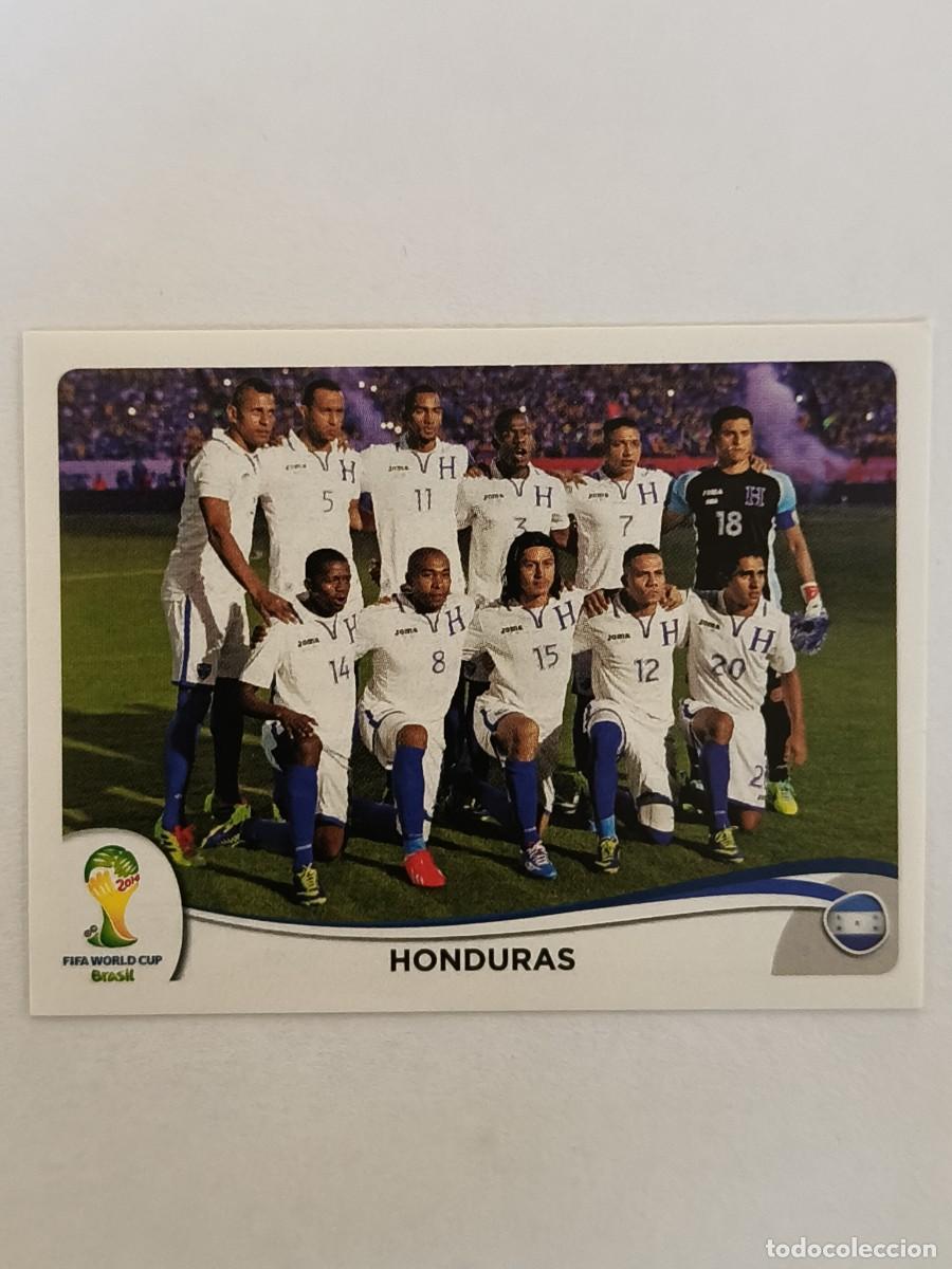 Cromos de f&uacute;tbol: #394 ALINEACION (HONDURAS) MUNDIAL BRASIL 2014 PANINI