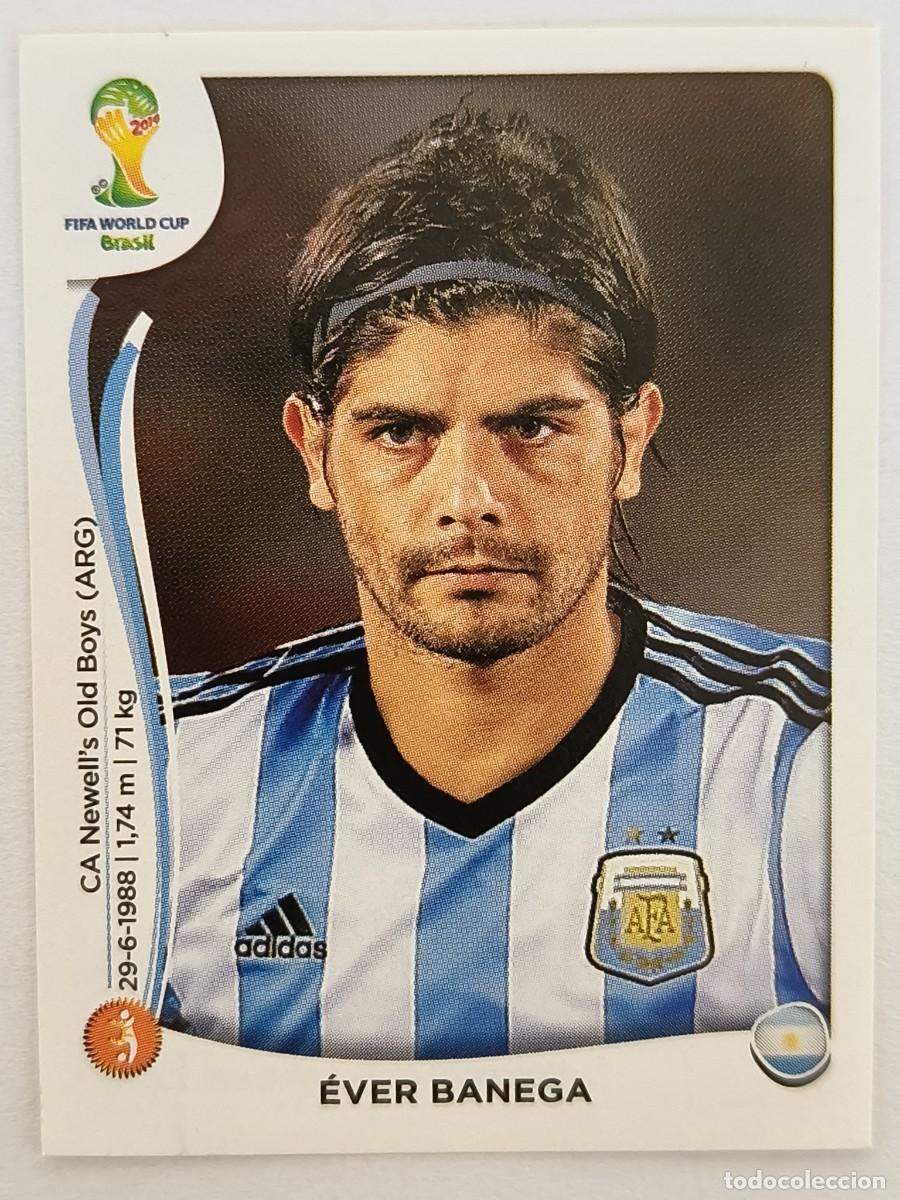 Cromos de f&uacute;tbol: #423 EVER BANEGA (ARGENTINA) MUNDIAL BRASIL 2014 PANINI