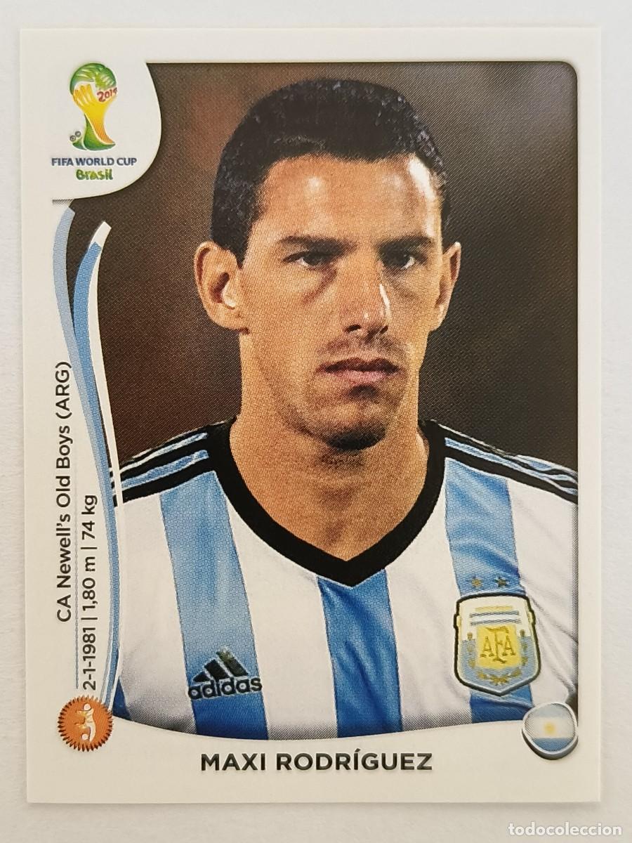 Cromos de f&uacute;tbol: #424 MAXI RODRIGUEZ (ARGENTINA) MUNDIAL BRASIL 2014 PANINI