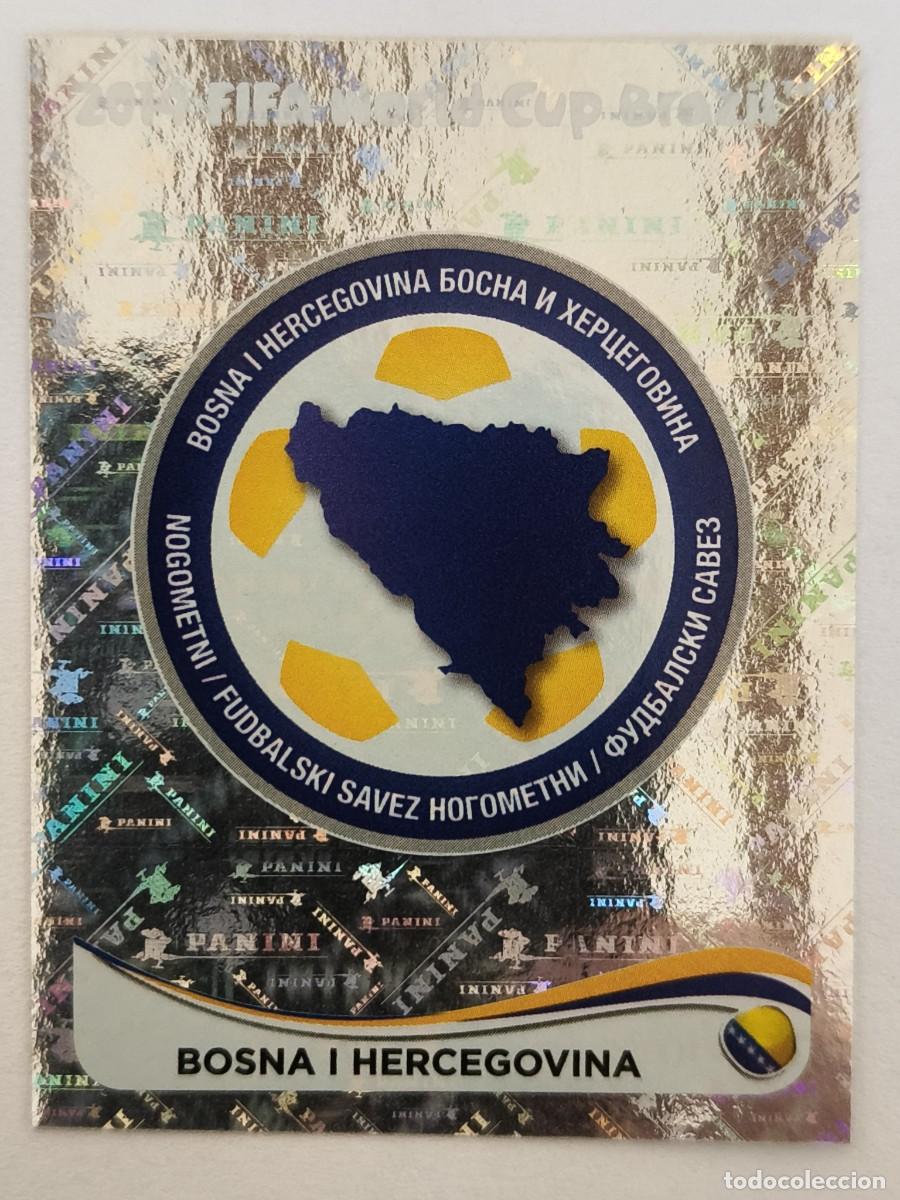 Cromos de f&uacute;tbol: #431 ESCUDO (BOSNIA HERCEGOVINA) MUNDIAL BRASIL 2014 PANINI
