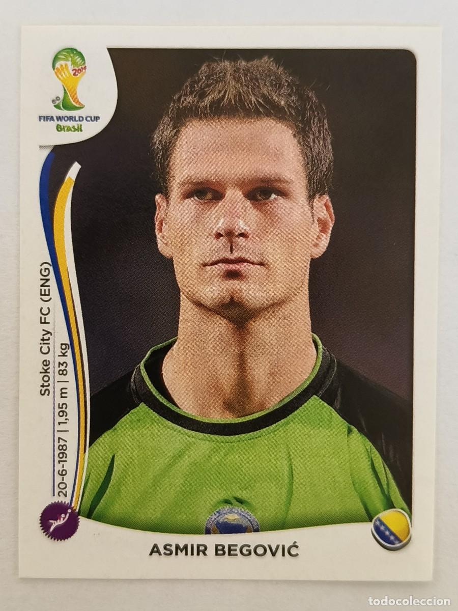 Cromos de f&uacute;tbol: #433 ASMIR BEGOVIC (BOSNIA HERCEGOVINA) MUNDIAL BRASIL 2014 PANINI