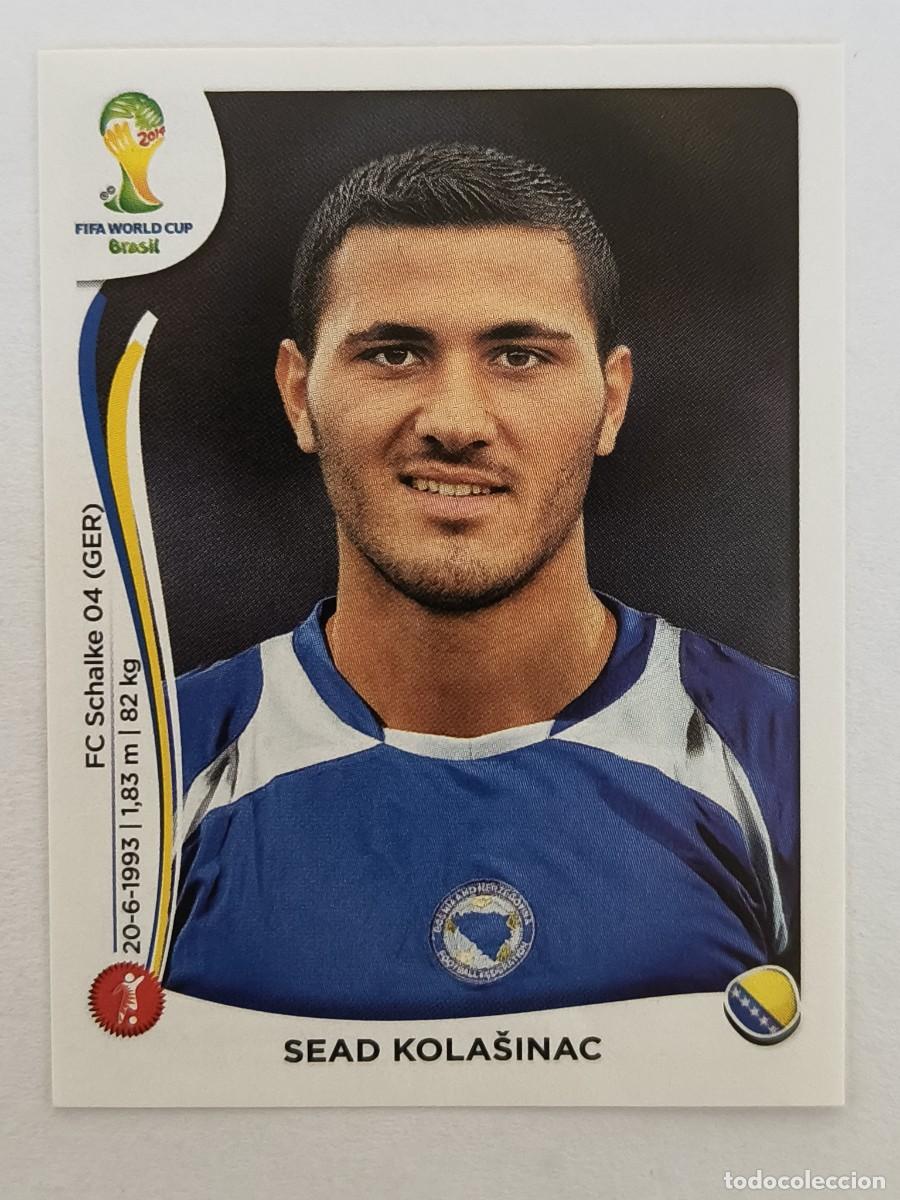 Cromos de f&uacute;tbol: #438 SEAD KOLASINAC (BOSNIA HERCEGOVINA) MUNDIAL BRASIL 2014 PANINI