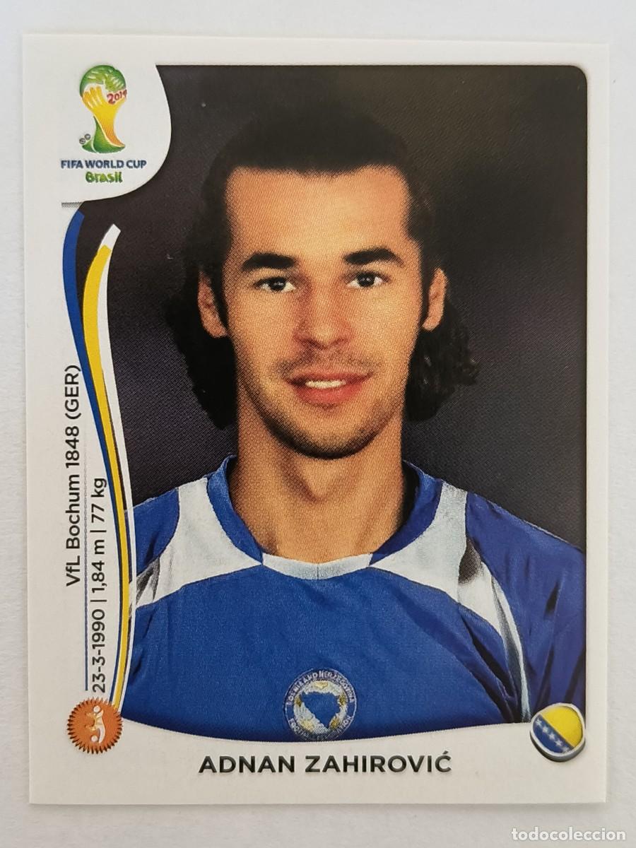 Cromos de f&uacute;tbol: #446 ADNAN ZAHIROVIC (BOSNIA HERCEGOVINA) MUNDIAL BRASIL 2014 PANINI