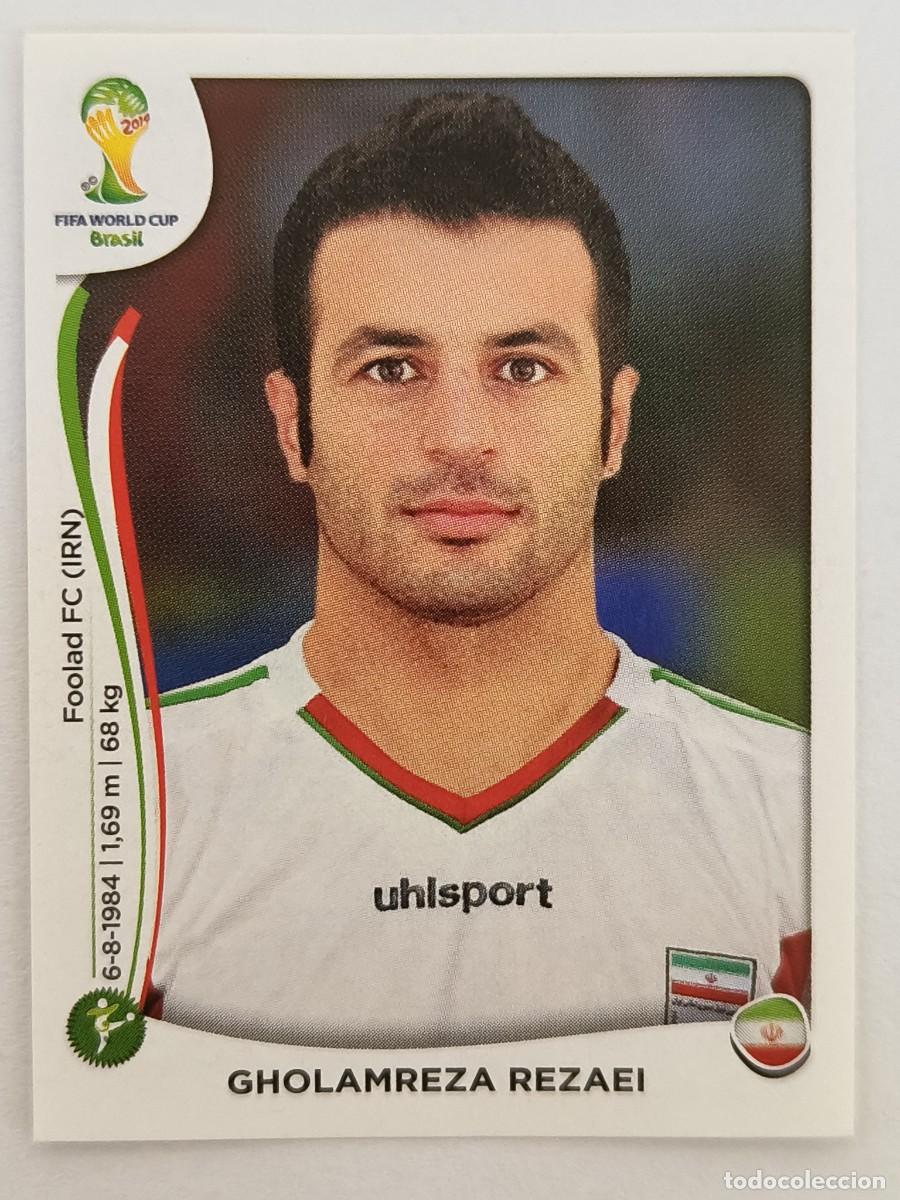 Cromos de f&uacute;tbol: #466 GHOLAMREZA REZAEI (IRAN) MUNDIAL BRASIL 2014 PANINI