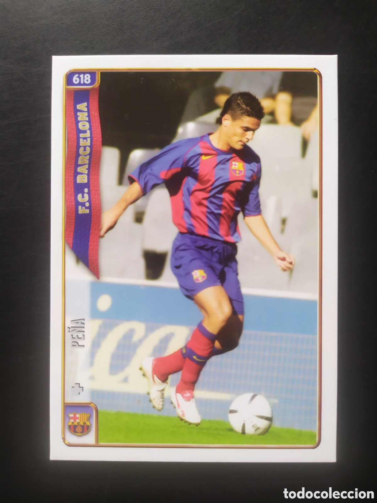 Cromos de f&uacute;tbol: Mundicromo fichas Liga 2004 2005 04 05 Pe&ntilde;a n&deg; 618 Barcelona