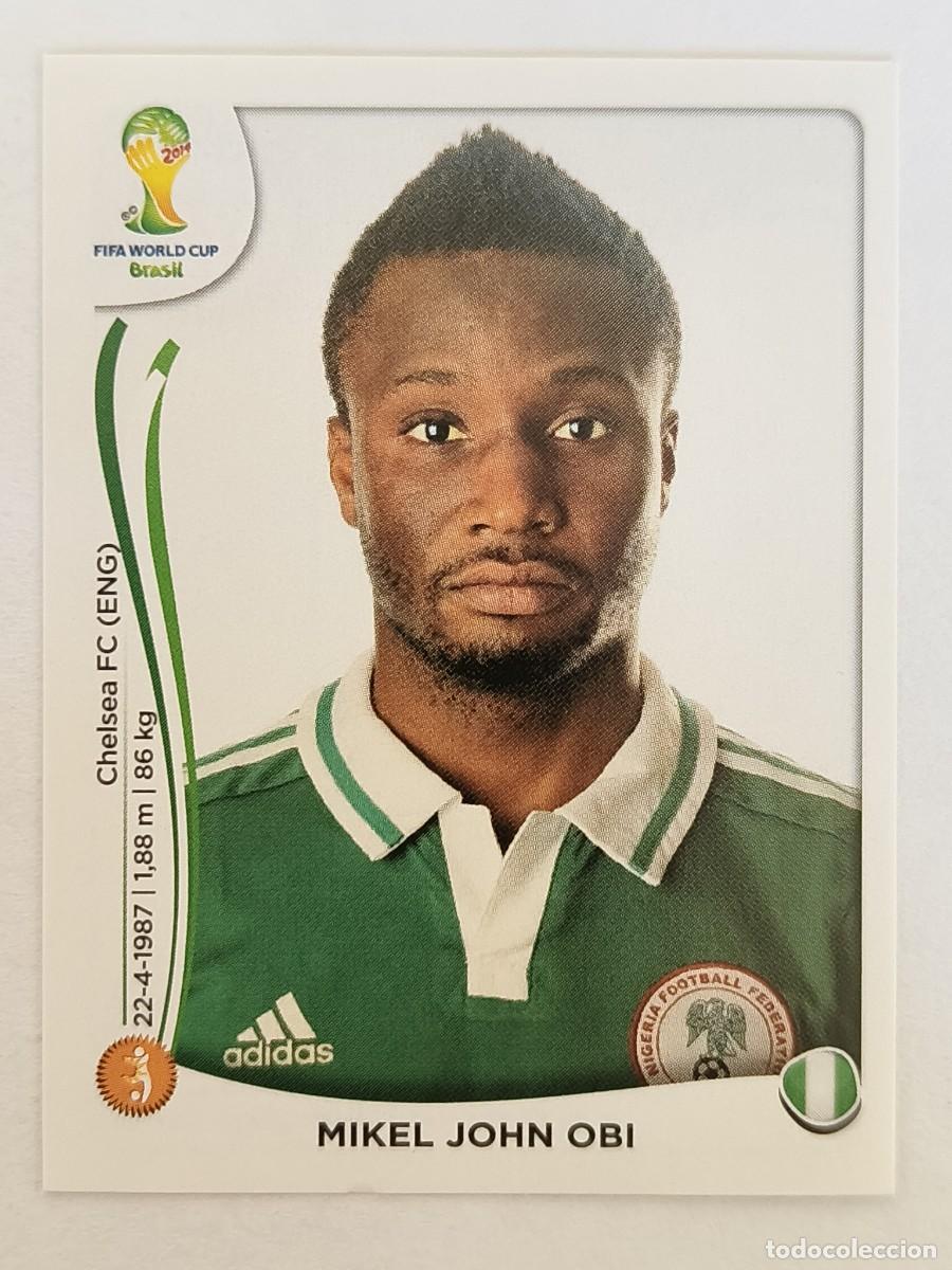 Cromos de f&uacute;tbol: #479 MIKEL JOHN OBI (NIGERIA) MUNDIAL BRASIL 2014 PANINI