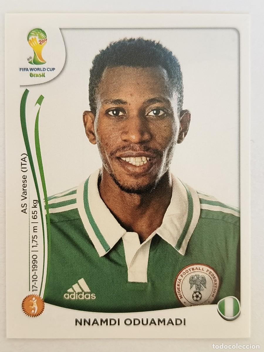 Cromos de f&uacute;tbol: #483 NNAMDI ODUAMADI (NIGERIA) MUNDIAL BRASIL 2014 PANINI