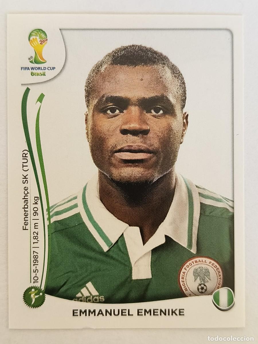 Cromos de f&uacute;tbol: #487 EMMANUEL EMENIKE (NIGERIA) MUNDIAL BRASIL 2014 PANINI