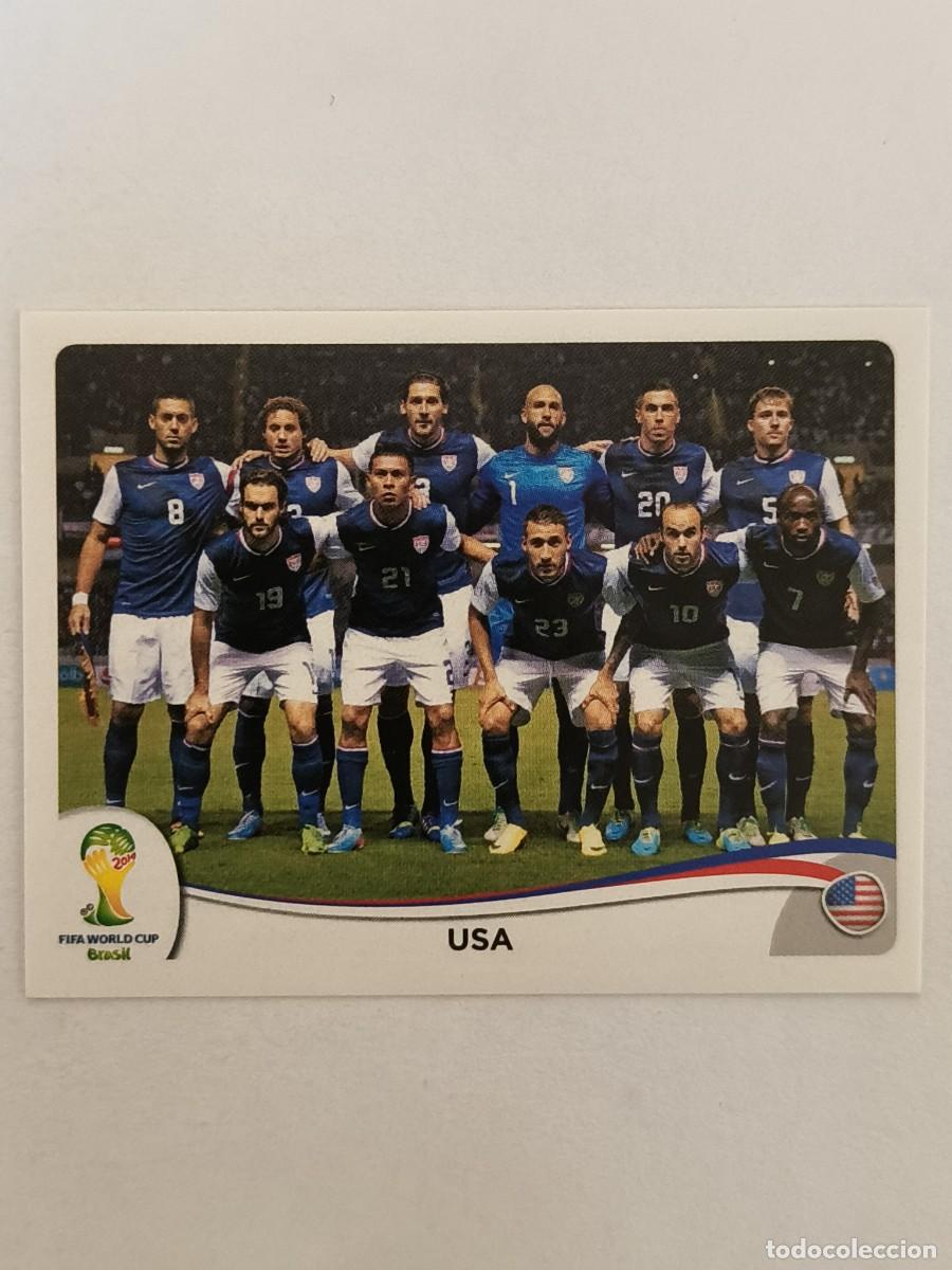Cromos de f&uacute;tbol: #546 EQUIPO (USA) MUNDIAL BRASIL 2014 PANINI