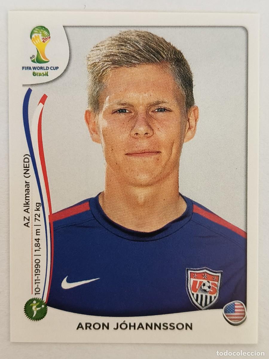 Cromos de f&uacute;tbol: #560 ARON JOHANNSON (USA) MUNDIAL BRASIL 2014 PANINI