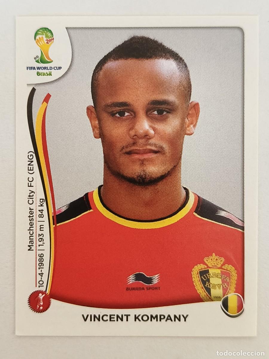 Cromos de f&uacute;tbol: #567 VINCENT KOMPANY (BELGICA) MUNDIAL BRASIL 2014 PANINI