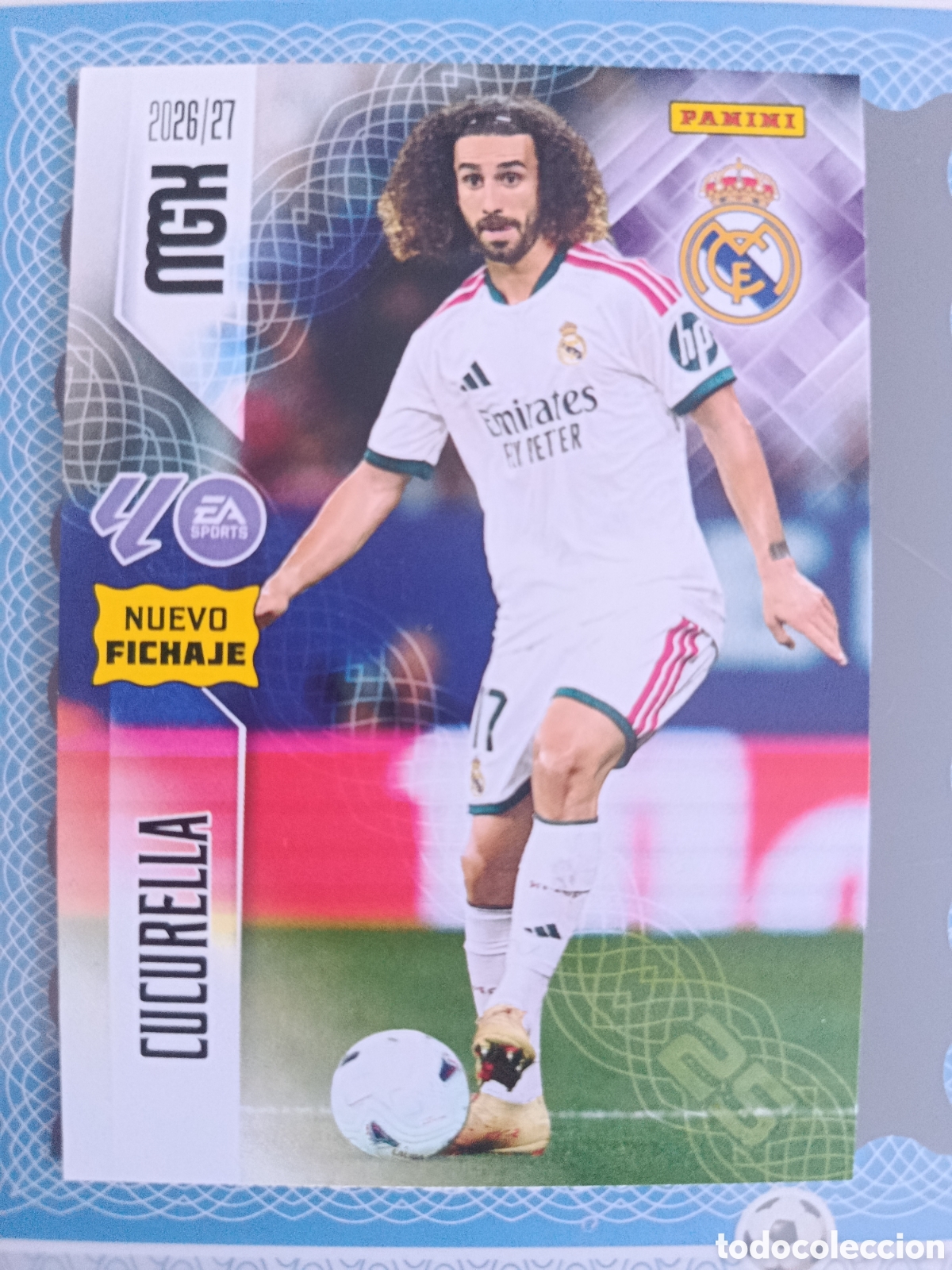 Cromos de f&uacute;tbol: MEGACRACKS 2026 2027 26 27 - PANINI - N&ordm; 451 CUCURELLA REAL MADRID NUEVO FICHAJE