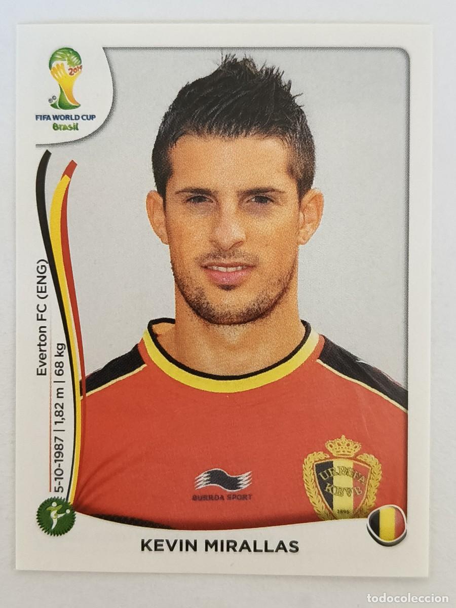 Cromos de f&uacute;tbol: #580 KEVIN MIRALLAS (BELGICA) MUNDIAL BRASIL 2014 PANINI