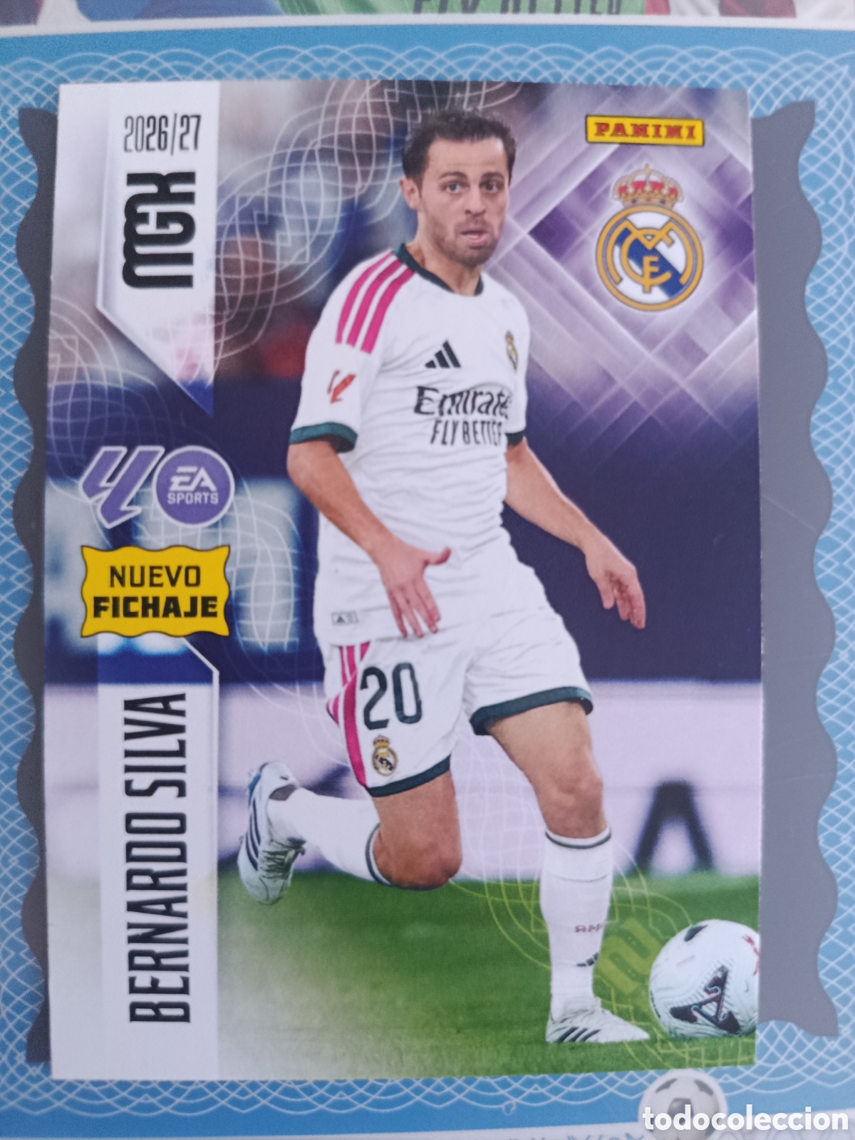Cromos de f&uacute;tbol: MEGACRACKS 2026 2027 26 27 - PANINI - N&ordm; 488 BERNARDO SILVA REAL MADRID NUEVO FICHAJE