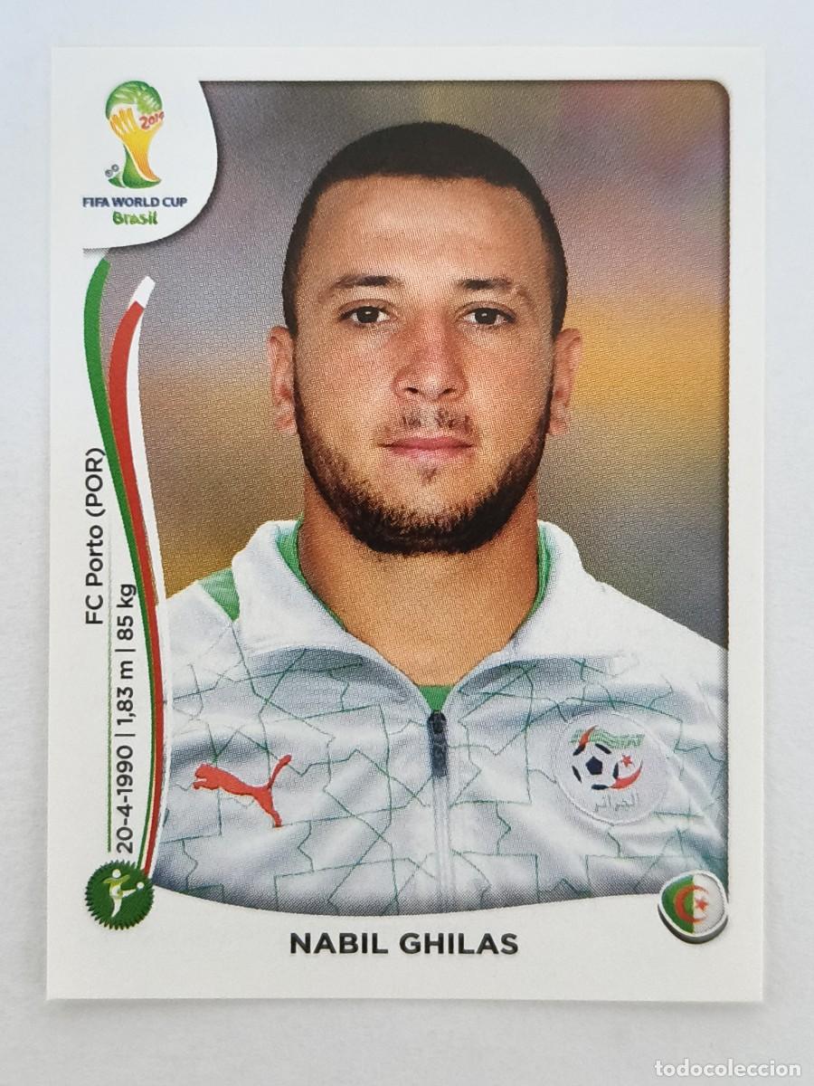 Cromos de f&uacute;tbol: #599 NABIL GHILAS (ARGELIA) MUNDIAL BRASIL 2014 PANINI