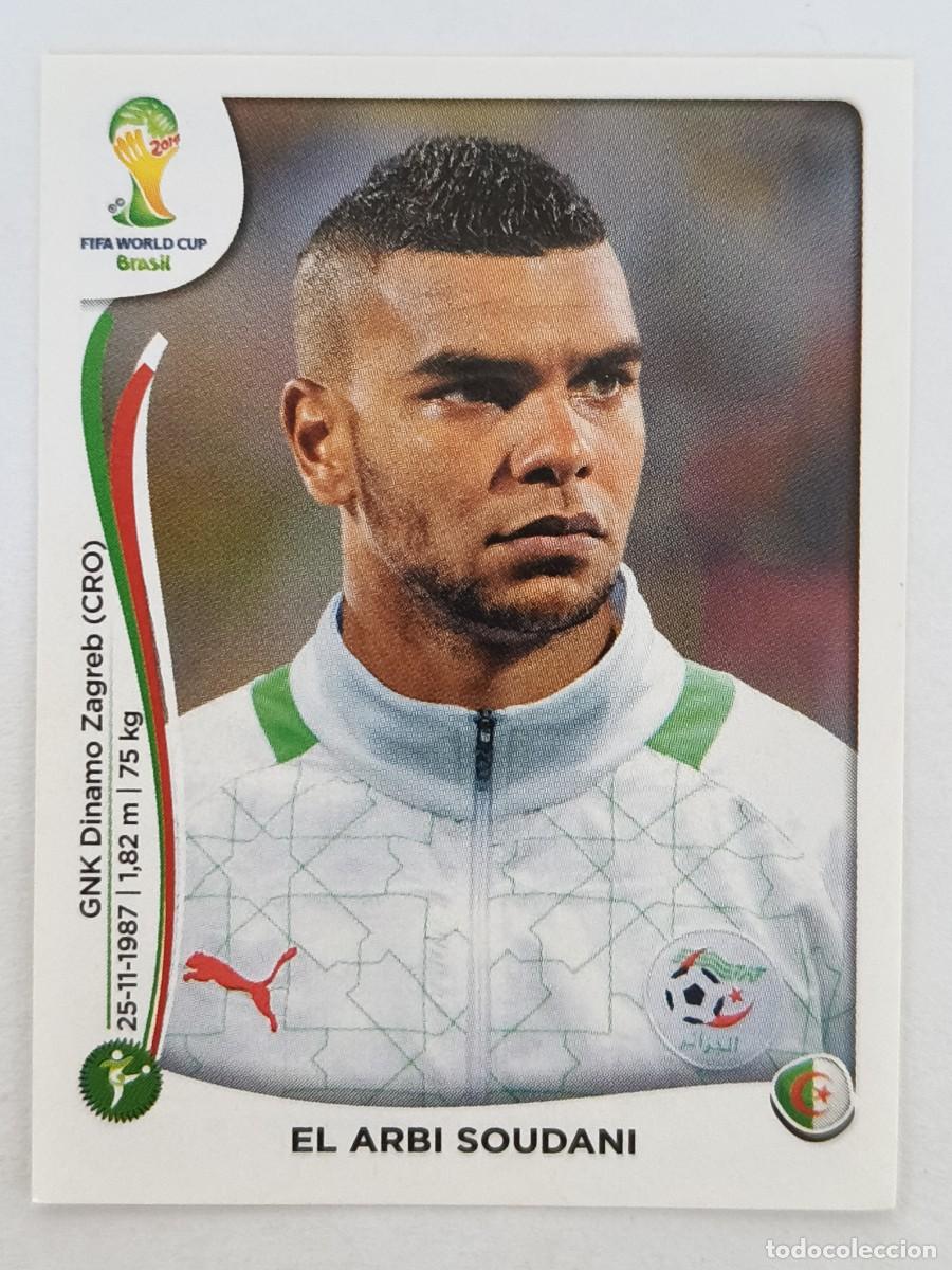 Cromos de f&uacute;tbol: #600 EL ARBI SOUDANI (ARGELIA) MUNDIAL BRASIL 2014 PANINI