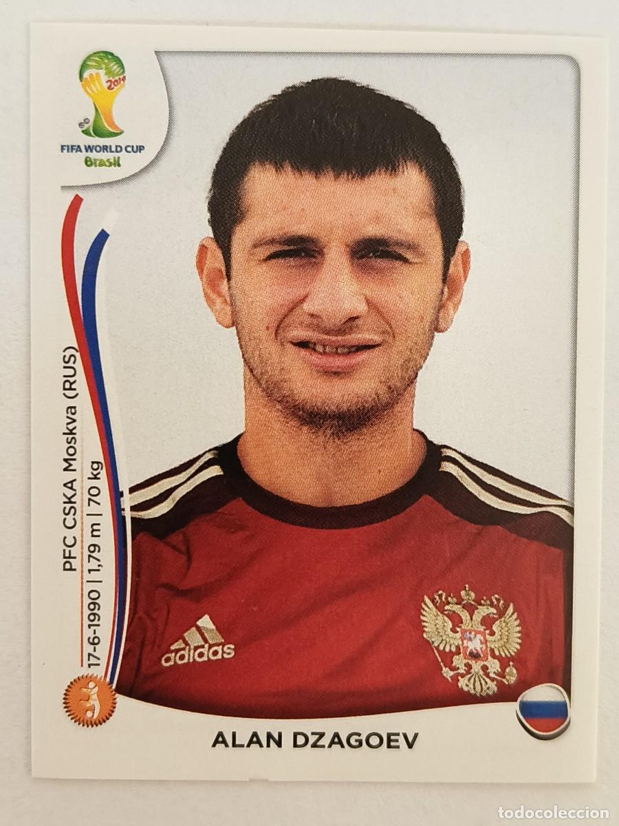 Cromos de f&uacute;tbol: #617 ALAN DZAGOEV (RUSIA) MUNDIAL BRASIL 2014 PANINI