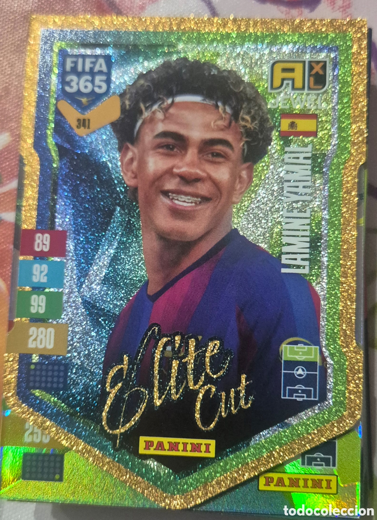 Fu&szlig;ball-Sticker: 341 lamine yamal barcelona elite cut fifa 365 2027