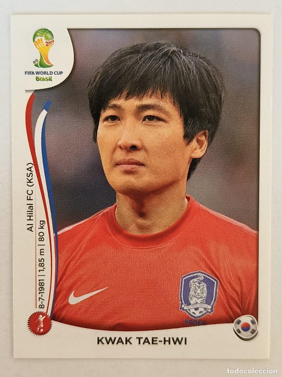 Cromos de f&uacute;tbol: #624 KWAK TAE-HWI (COREA DEL SUR) MUNDIAL BRASIL 2014 PANINI