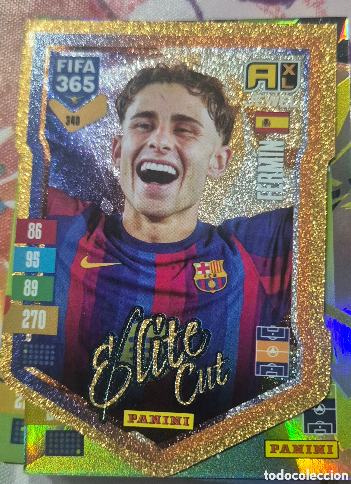 Fu&szlig;ball-Sticker: 340 fermin Barcelona elite cut fifa 365 2027