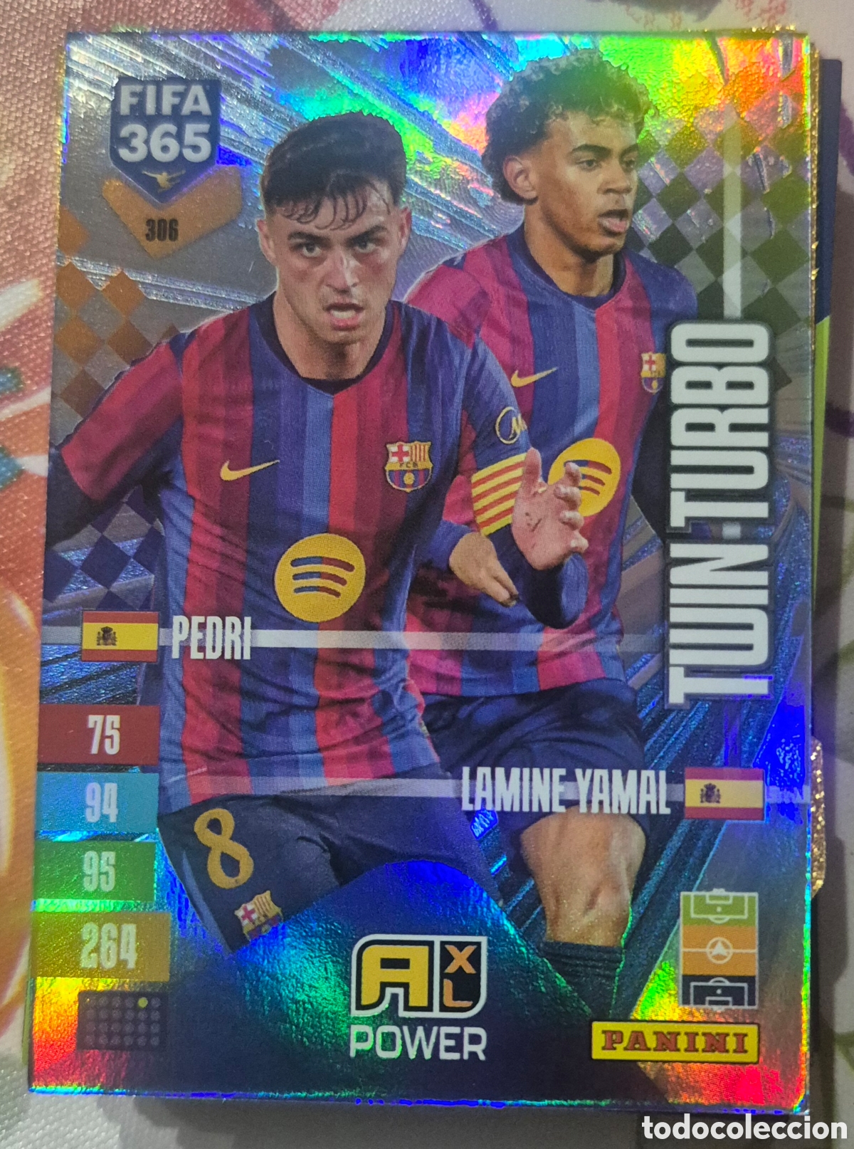 Fu&szlig;ball-Sticker: 306 pedri lamine yamal turn turbo fifa 365 2027