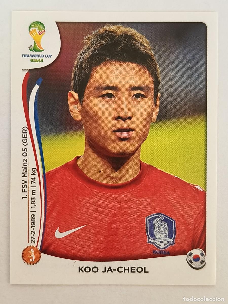 Cromos de f&uacute;tbol: #633 KOO JA-CHEOL (COREA DEL SUR) MUNDIAL BRASIL 2014 PANINI