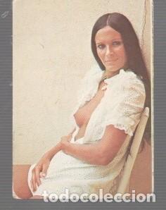 Cromos de f&uacute;tbol: CALEDARIO DE 1977 BELLAS SE&Ntilde;ORITAS DE CASA B.38.023. 76 BAR BORI MALAGA