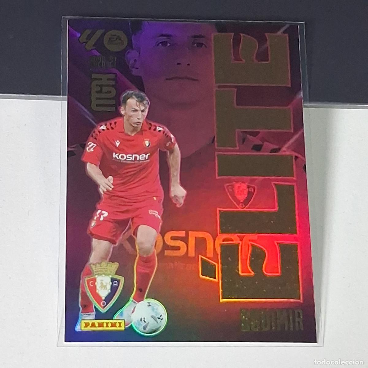 Cromos de f&uacute;tbol: D15 3 BUDIMIR OSASUNA &Eacute;LITE MEGACRACKS LIGA 2026 2027 26 27 PANINI MGK