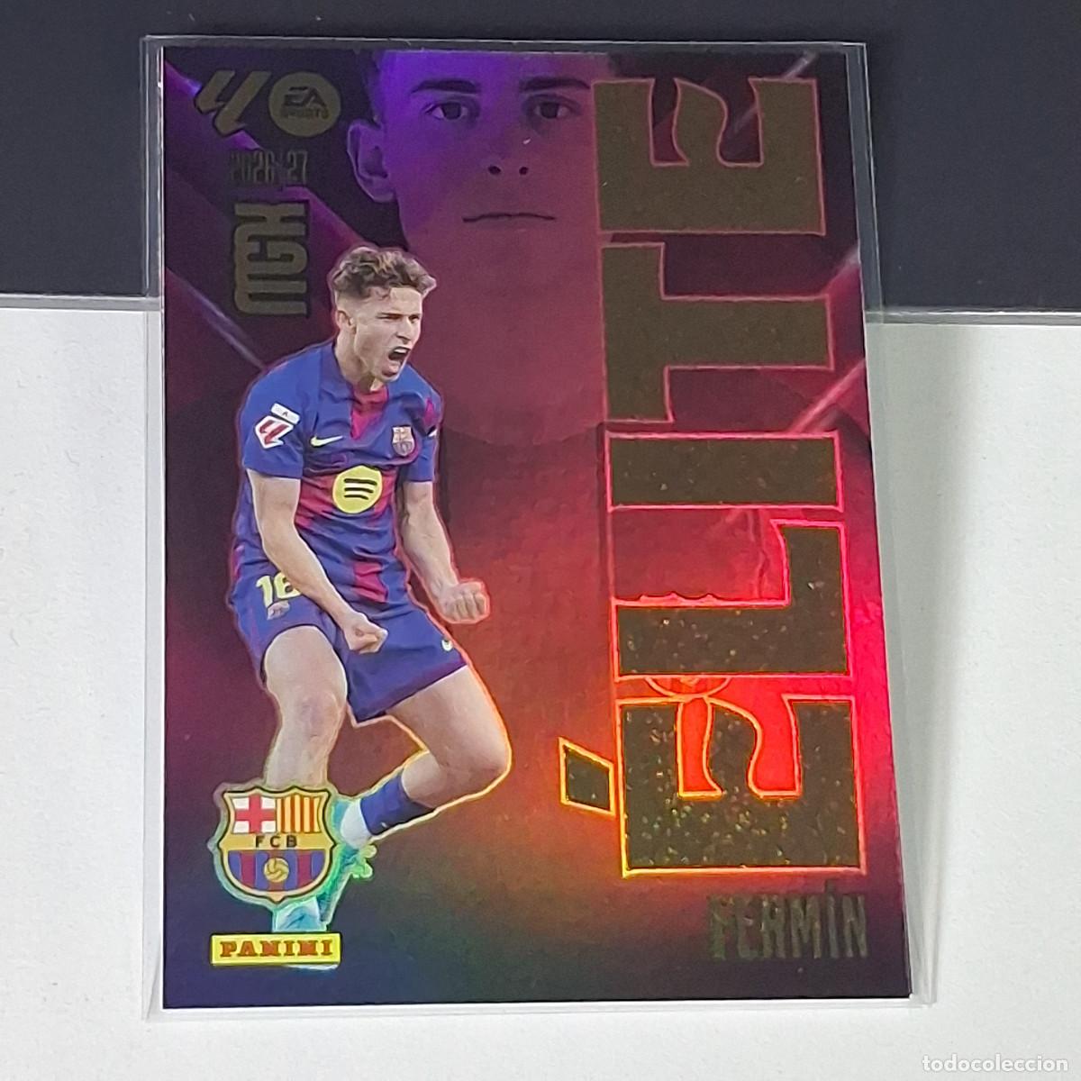 Cromos de f&uacute;tbol: D15 6 FERMIN BARCELONA BAR&Ccedil;A ELITE MEGACRACKS LIGA 2026 2027 26 27 PANINI MGK